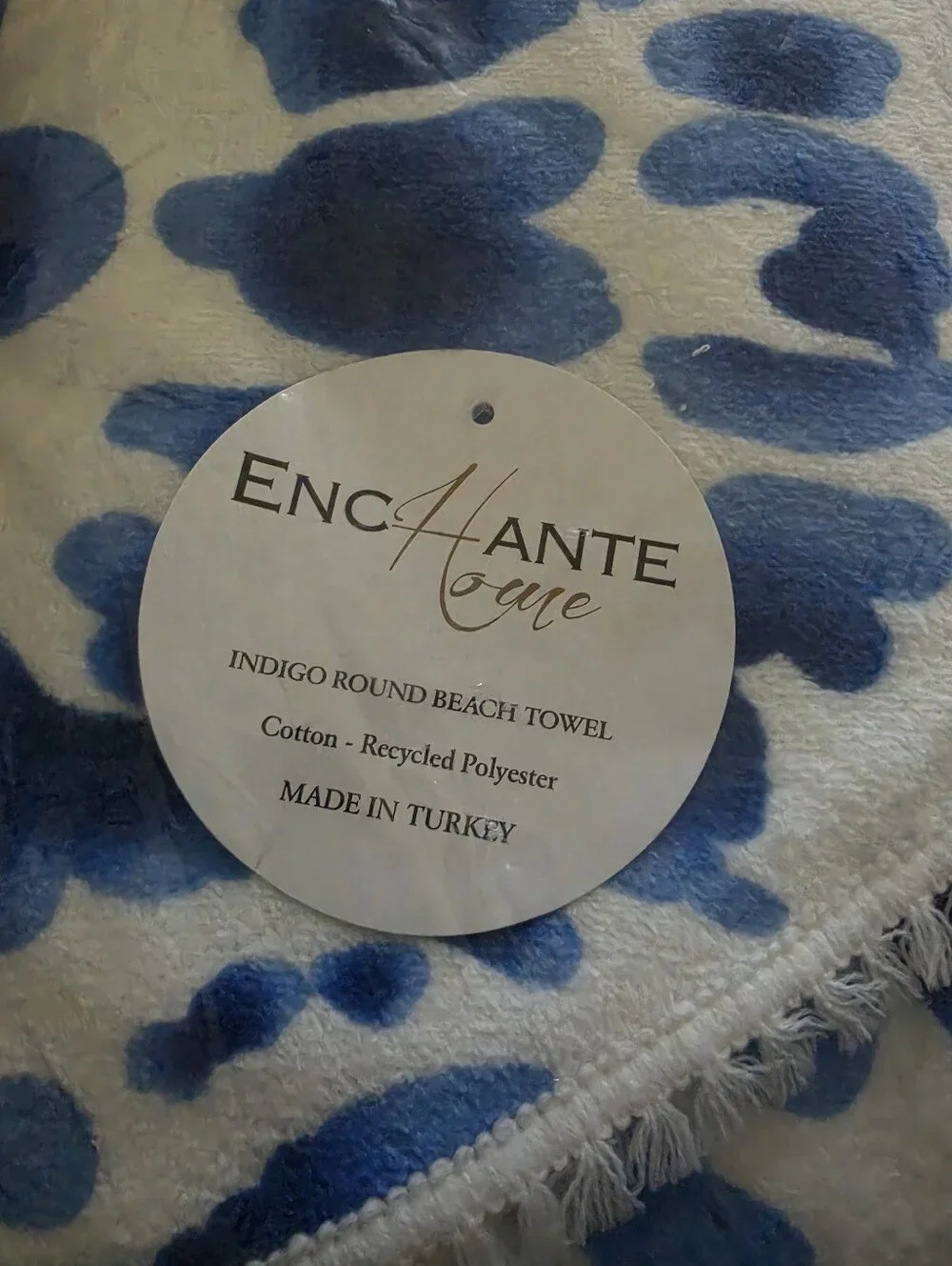 Enchante Home Round Beach Towel 60